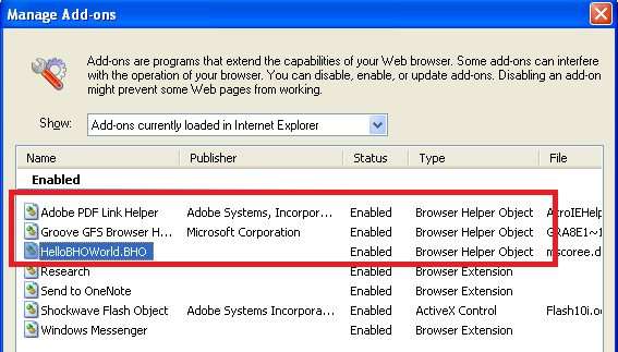 Browser Helper Objects — що це і як видалити