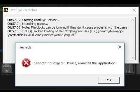 Cannot find dxgi.dll, please перевстановити this application в PUBG — що робити з помилкою