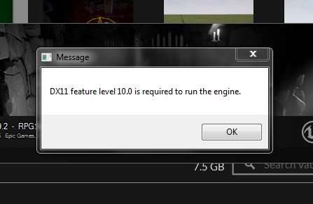 DX11 feature level 11.0 is required to run the engine — як виправити