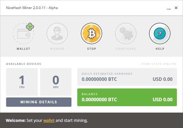 NiceHash не бачить відеокарту і процесор — що робити