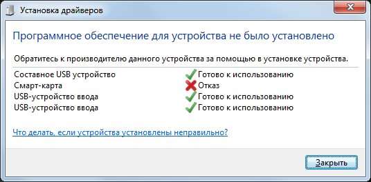 Програмне забезпечення для пристрою не було встановлено: що робити?