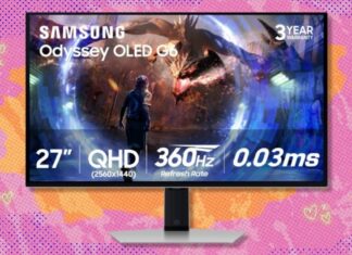 Monitor de jogos Samsung Odyssey OLED G6 à venda: um acordo de alto desempenho
